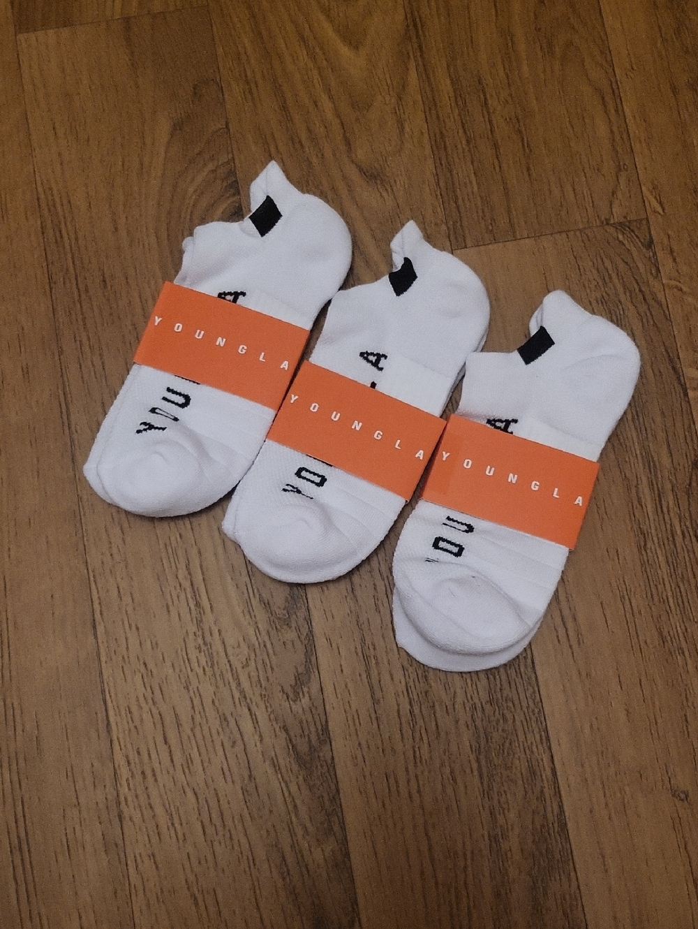 YoungLA White Low-Cut Athletic Socks - 3 Pack